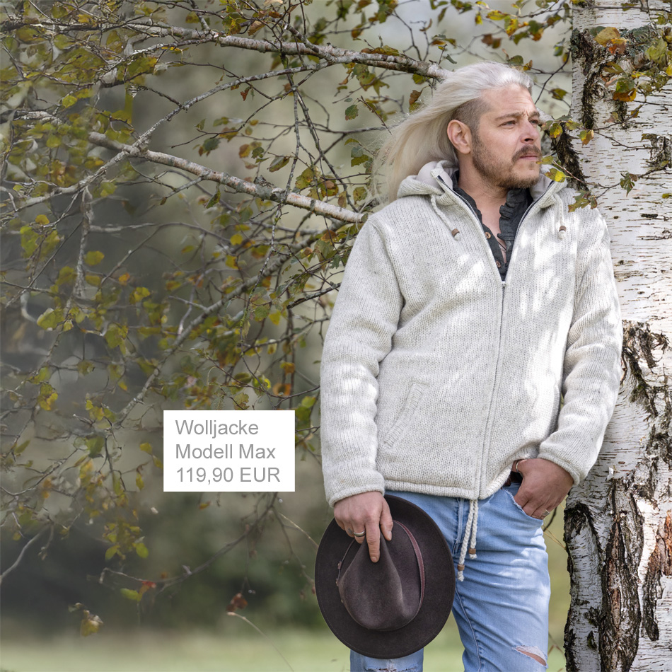 Gefütterte Wolljacke Modell Max